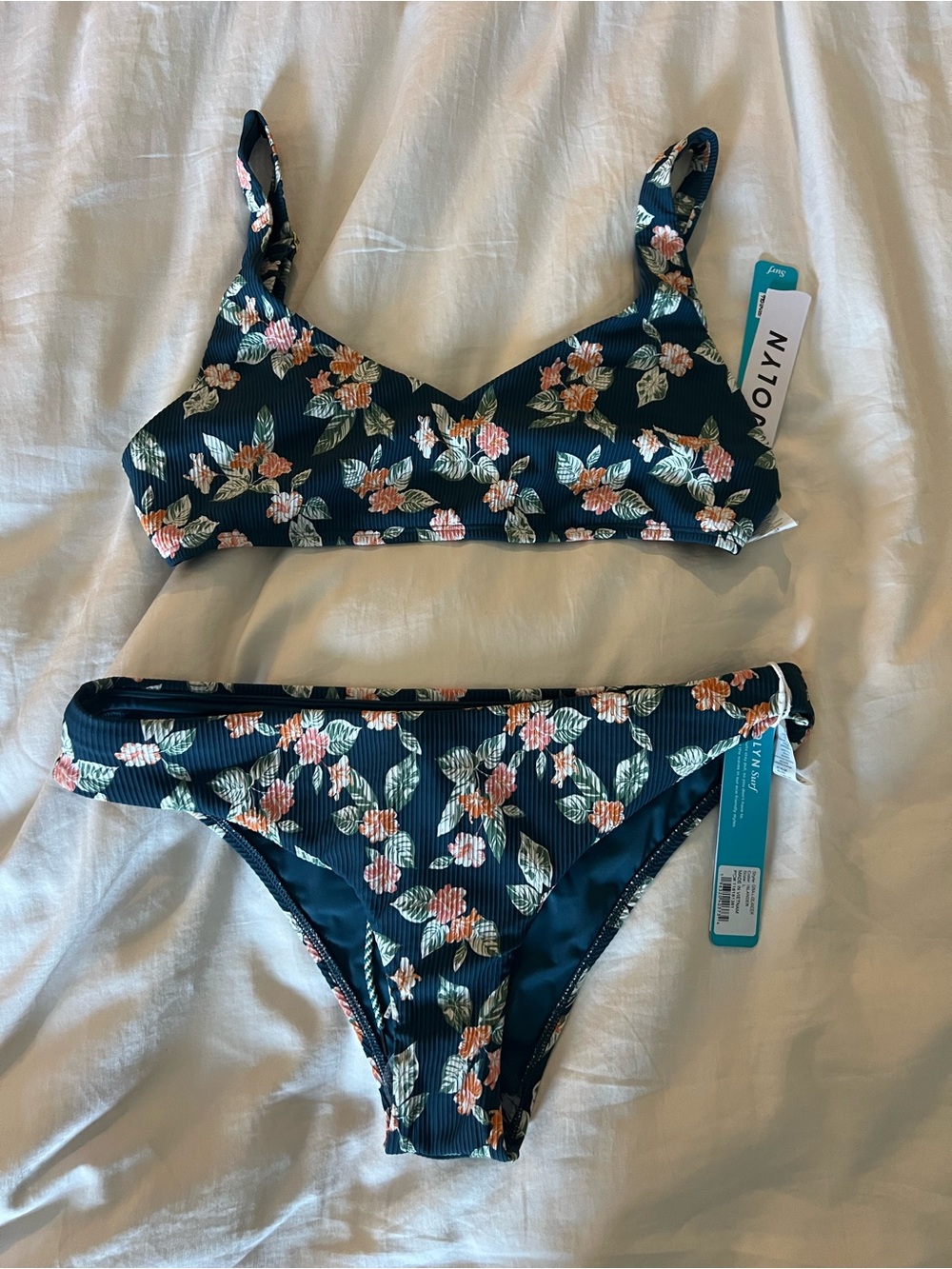 Jolyn Ribbed Islander Bikini set - Picture 1 of 2